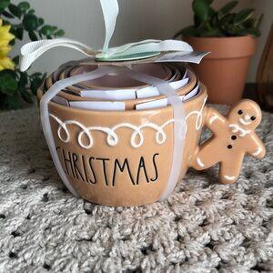 Rae Dunn GINGERBREAD Holiday Christmas Measuring Spoons